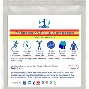 Synergy Vita Performance and Energy Supercharger supplements