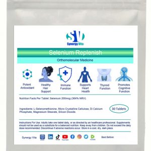 Selenium is an essential mineral that forms a critical component of various enzymes and proteins, known as selenoproteins, which help protect against cell damage and infections, and also are important for making DNA. Moreover. Selenoproteins are involved in the production and the metabolism of thyroid hormones.