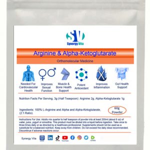 Arginine and Alpha-Ketoglutarate Booster Supplements